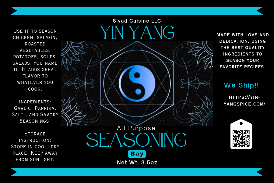 3.5 oz (Bay) Yin Yang all purpose seasoning