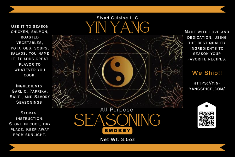 3.5 oz (Smokey) Yin Yang all purpose seasoning